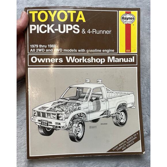 Haynes Toyota Pickups 4-Runner Service Repair Manual 1979-1988 All 2WD 4WD Model - Picture 1 of 7